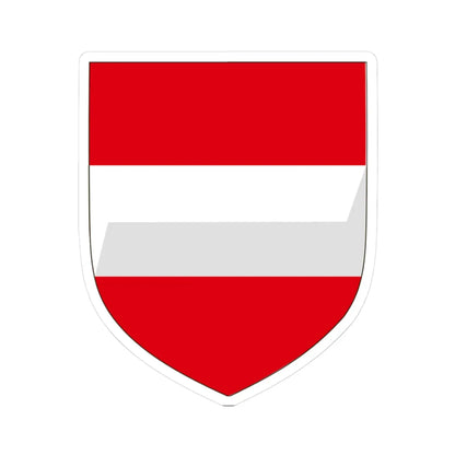 Arms of Albert II and Frederick III of Habsbourg (Austria) (Coat of Arms) STICKER Vinyl Kiss-Cut Decal 3 Inch White - The Sticker Space