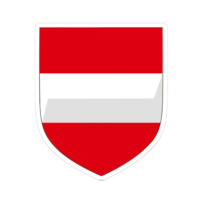 Arms of Albert II and Frederick III of Habsbourg (Austria) (Coat of Arms) STICKER Vinyl Kiss-Cut Decal 4 Inch White - The Sticker Space