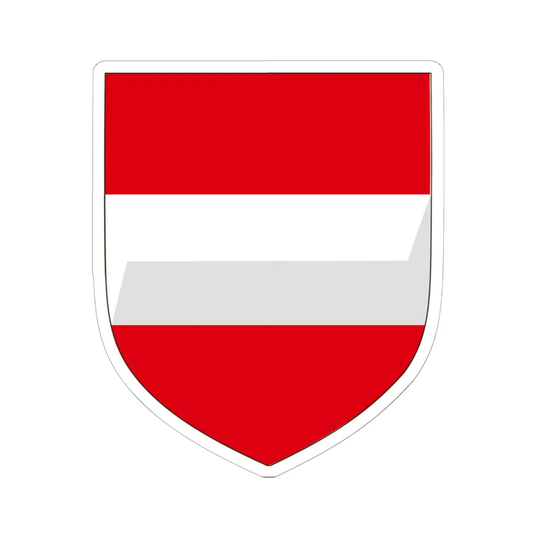 Arms of Albert II and Frederick III of Habsbourg (Austria) (Coat of Arms) STICKER Vinyl Kiss-Cut Decal 6 Inch White - The Sticker Space