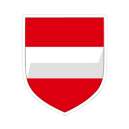 Arms of Albert II and Frederick III of Habsbourg (Austria) (Coat of Arms) STICKER Vinyl Kiss-Cut Decal 6 Inch White - The Sticker Space