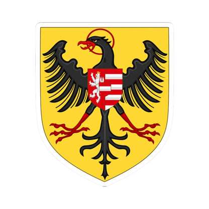 Arms of Albert II of Habsbourg as King of the Romans Variant (Austria) (Coat of Arms) STICKER Vinyl Kiss-Cut Decal 2 Inch White - The Sticker Space
