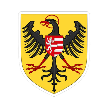 Arms of Albert II of Habsbourg as King of the Romans Variant (Austria) (Coat of Arms) STICKER Vinyl Kiss-Cut Decal 4 Inch White - The Sticker Space