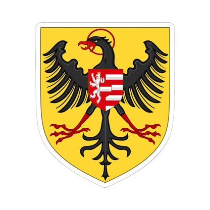 Arms of Albert II of Habsbourg as King of the Romans Variant (Austria) (Coat of Arms) STICKER Vinyl Kiss-Cut Decal 6 Inch White - The Sticker Space
