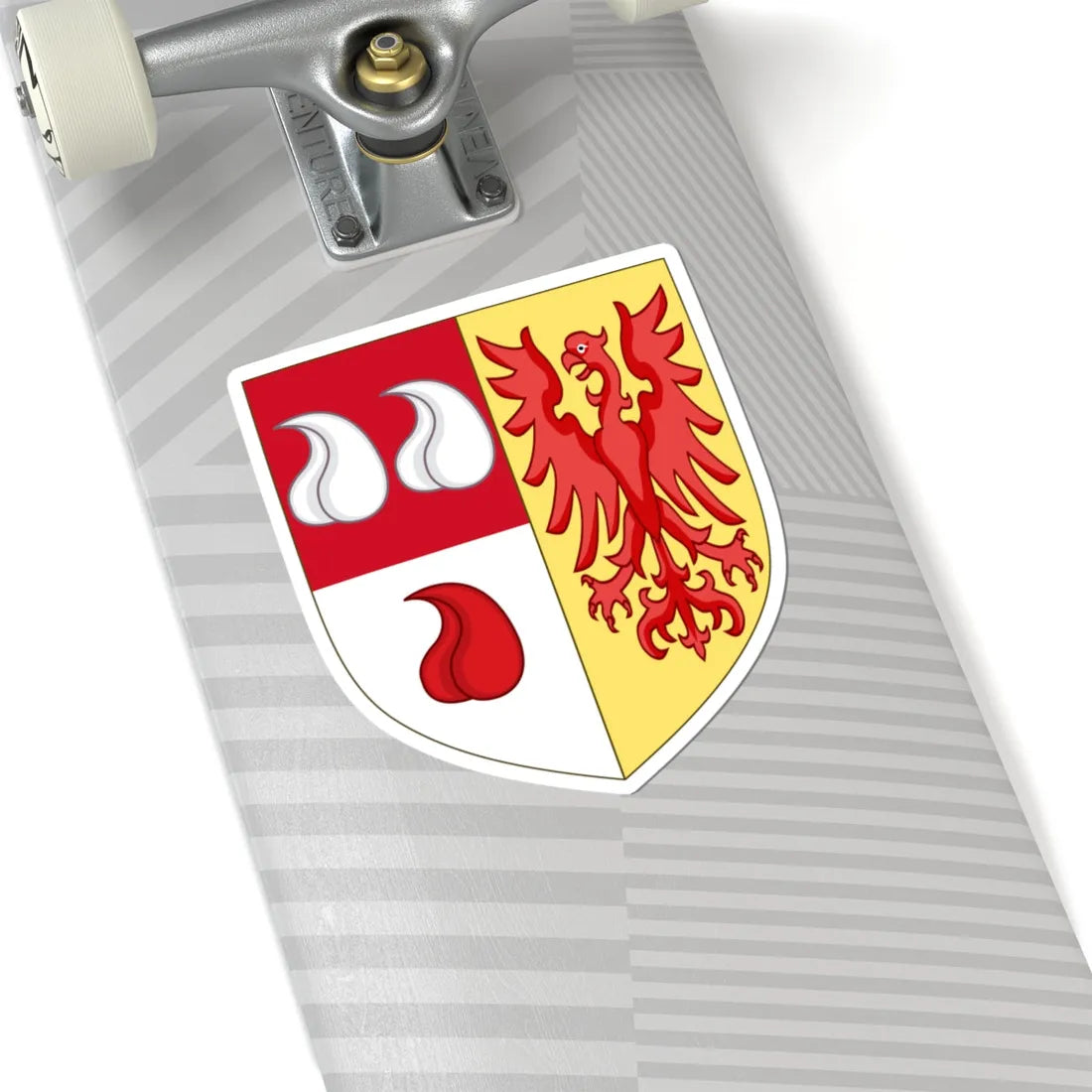 Arms of Alessandro Martinengo Colleoni (Italy) (Coat of Arms) STICKER Vinyl Kiss-Cut Decal - The Sticker Space