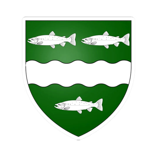 Arms of Alexander MacCabe (Ireland) (Coat of Arms) STICKER Vinyl Kiss-Cut Decal 2 Inch White - The Sticker Space