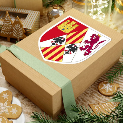 Arms of Alonso of Aragon (Spain) (Coat of Arms) STICKER Vinyl Kiss-Cut Decal - The Sticker Space