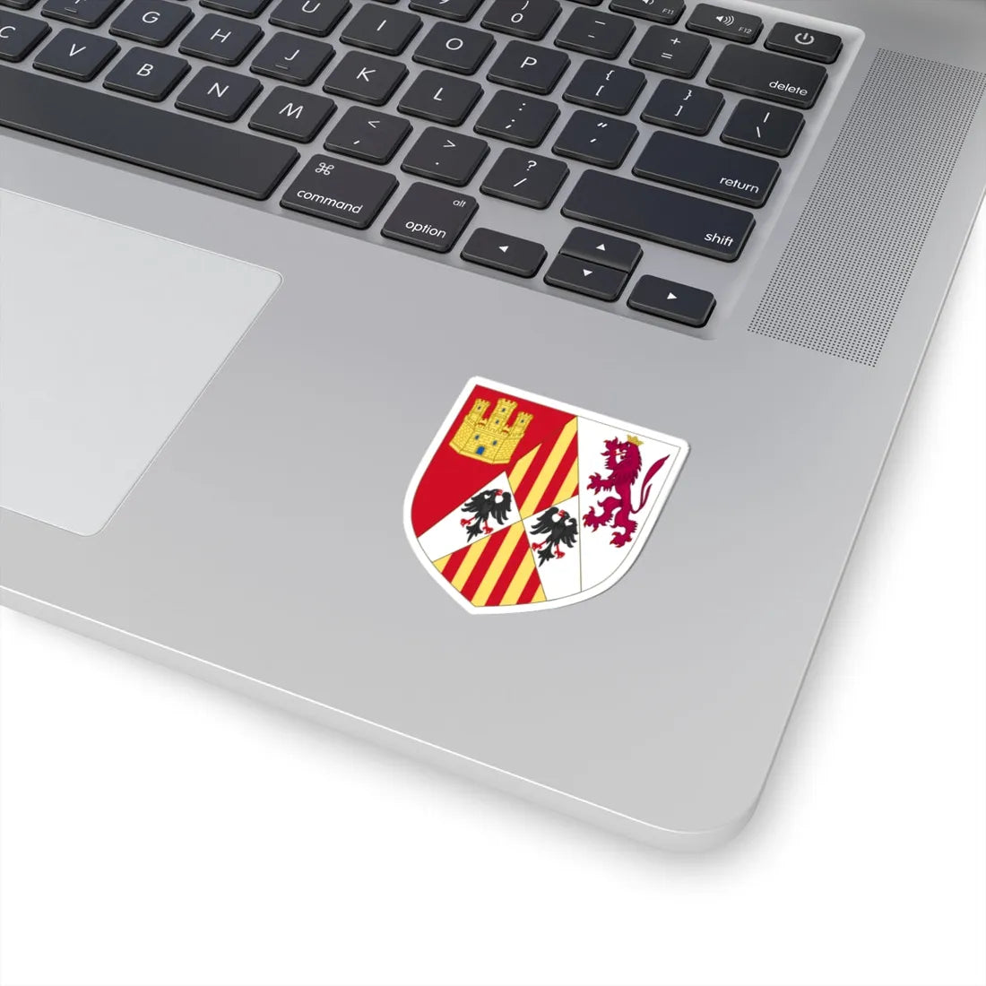 Arms of Alonso of Aragon (Spain) (Coat of Arms) STICKER Vinyl Kiss-Cut Decal - The Sticker Space