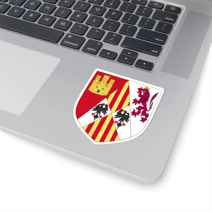 Arms of Alonso of Aragon (Spain) (Coat of Arms) STICKER Vinyl Kiss-Cut Decal - The Sticker Space