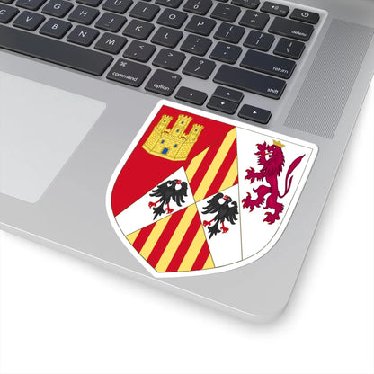 Arms of Alonso of Aragon (Spain) (Coat of Arms) STICKER Vinyl Kiss-Cut Decal - The Sticker Space