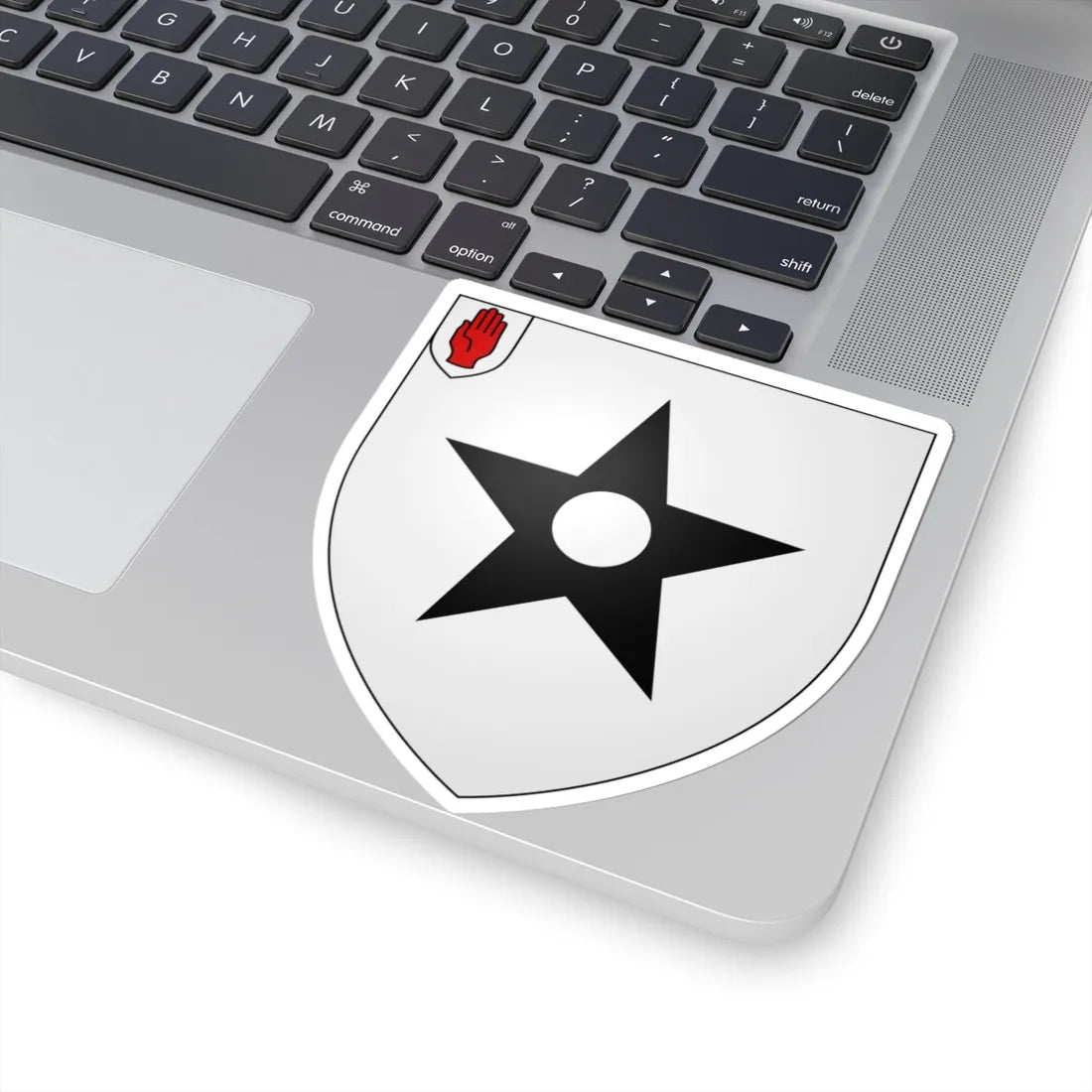 Arms of Assheton baronets of Middleton and Downham (England) (Coat of Arms) STICKER Vinyl Kiss-Cut Decal - The Sticker Space