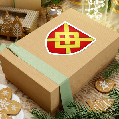 Arms of Audley (England) (Coat of Arms) STICKER Vinyl Kiss-Cut Decal - The Sticker Space