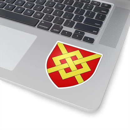 Arms of Audley (England) (Coat of Arms) STICKER Vinyl Kiss-Cut Decal - The Sticker Space