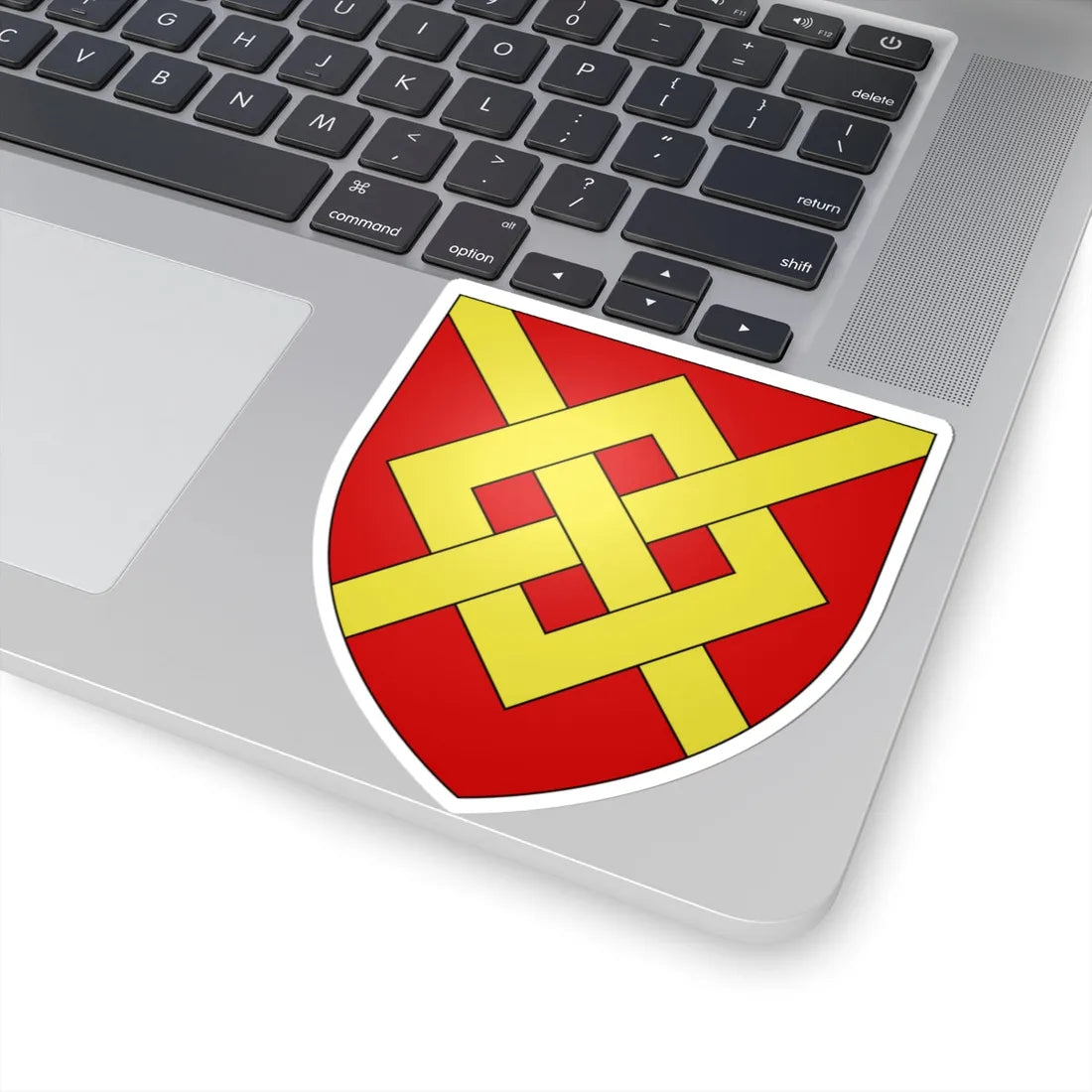 Arms of Audley (England) (Coat of Arms) STICKER Vinyl Kiss-Cut Decal - The Sticker Space