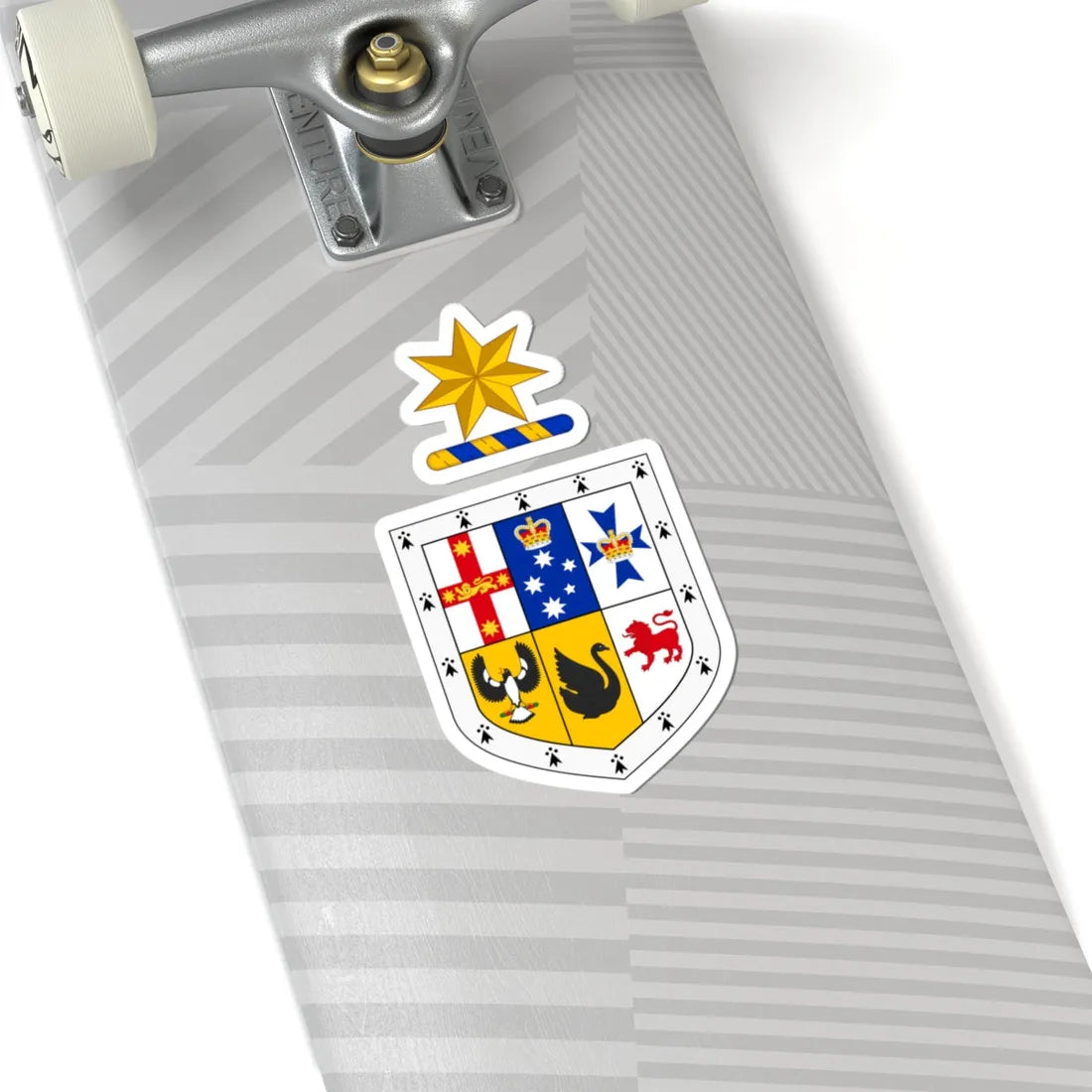 Arms of Australia with crest (Australia) (Coat of Arms) STICKER Vinyl Kiss-Cut Decal - The Sticker Space