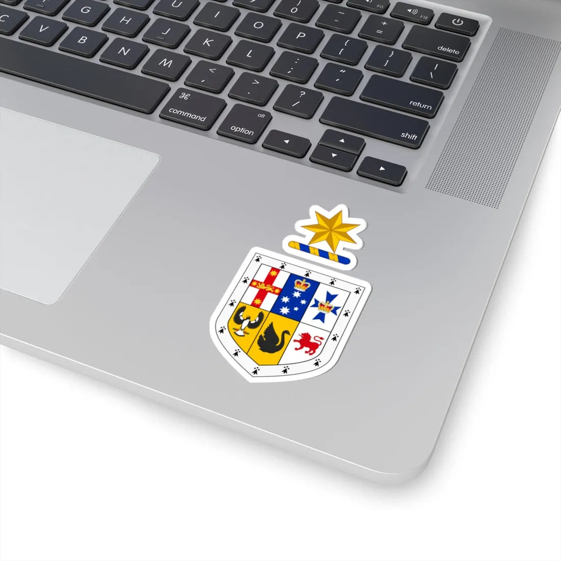 Arms of Australia with crest (Australia) (Coat of Arms) STICKER Vinyl Kiss-Cut Decal - The Sticker Space