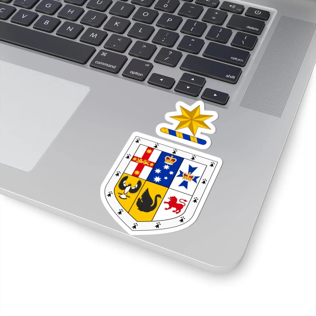 Arms of Australia with crest (Australia) (Coat of Arms) STICKER Vinyl Kiss-Cut Decal - The Sticker Space