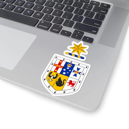 Arms of Australia with crest (Australia) (Coat of Arms) STICKER Vinyl Kiss-Cut Decal - The Sticker Space