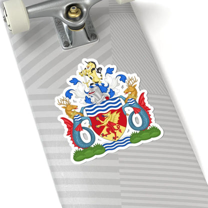 Arms of Avon County Council (England) (Coat of Arms) STICKER Vinyl Kiss-Cut Decal - The Sticker Space