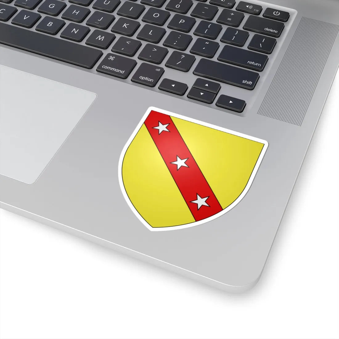 Arms of Bampfylde of Poltimore (England) (Coat of Arms) STICKER Vinyl Kiss-Cut Decal - The Sticker Space