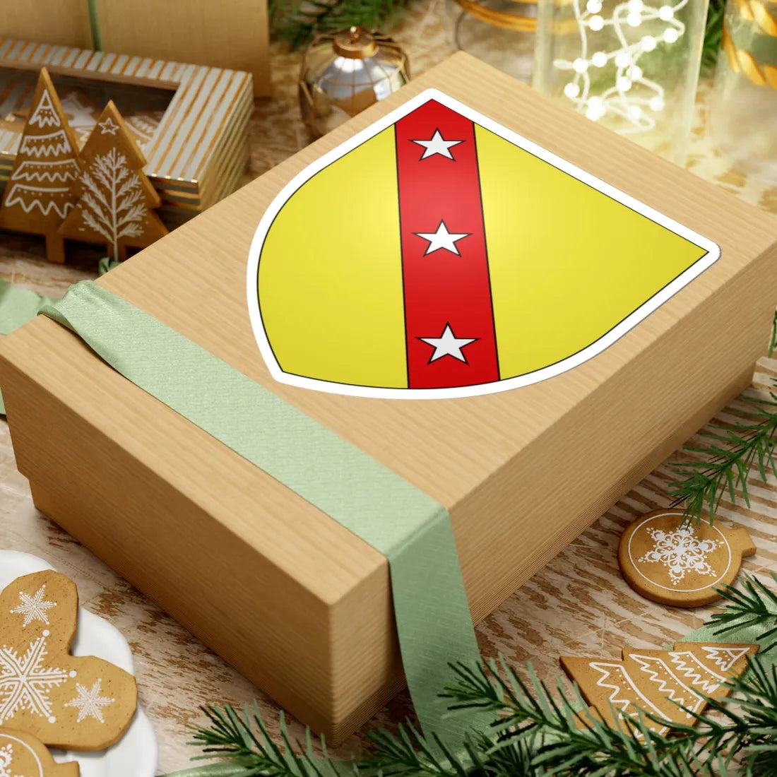 Arms of Bampfylde of Poltimore (England) (Coat of Arms) STICKER Vinyl Kiss-Cut Decal - The Sticker Space