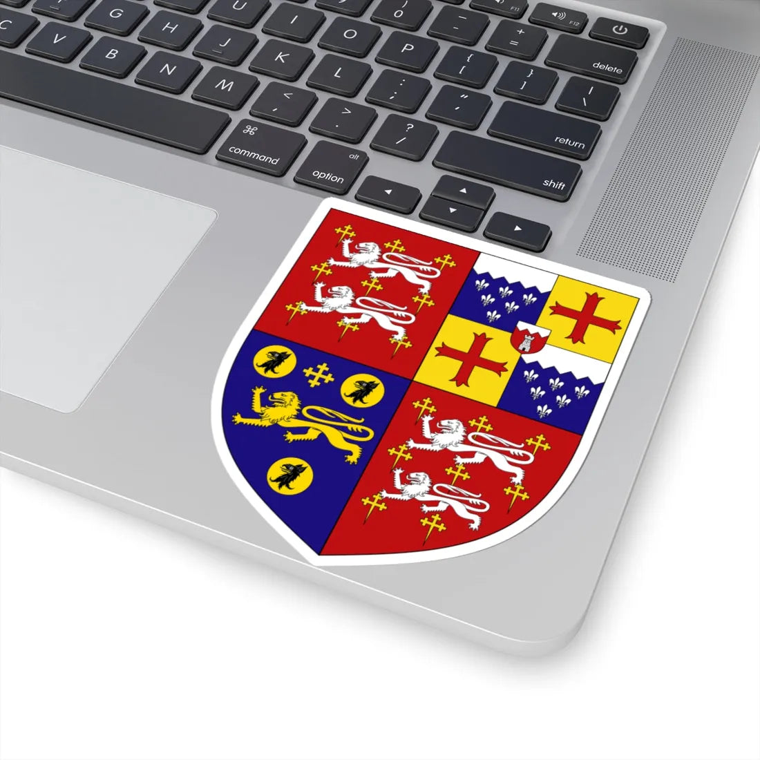 Arms of Baron Acton (Luxembourg) (Coat of Arms) STICKER Vinyl Kiss-Cut Decal - The Sticker Space