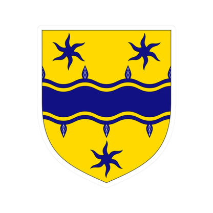 Arms of Baron Alderdice (Ireland) (Coat of Arms) STICKER Vinyl Kiss-Cut Decal 2 Inch White - The Sticker Space