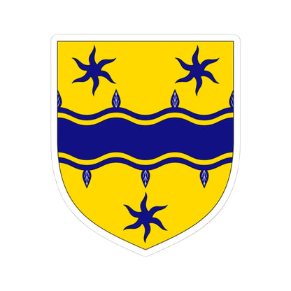 Arms of Baron Alderdice (Ireland) (Coat of Arms) STICKER Vinyl Kiss-Cut Decal 4 Inch White - The Sticker Space