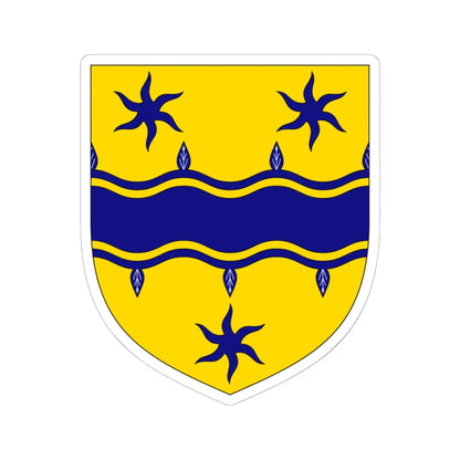 Arms of Baron Alderdice (Ireland) (Coat of Arms) STICKER Vinyl Kiss-Cut Decal 6 Inch White - The Sticker Space