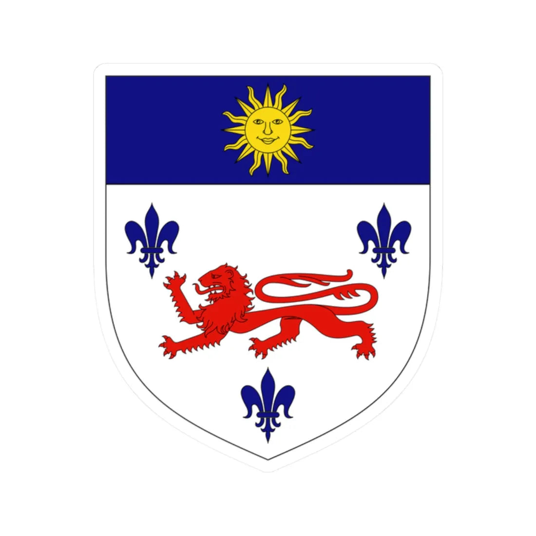 Arms of Baron Ashtown (Ireland) (Coat of Arms) STICKER Vinyl Kiss-Cut Decal 2 Inch White - The Sticker Space