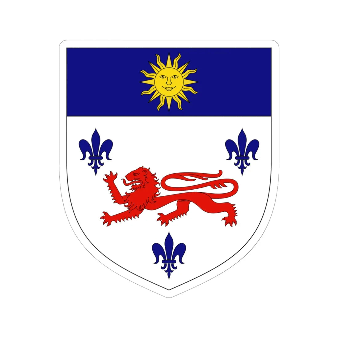 Arms of Baron Ashtown (Ireland) (Coat of Arms) STICKER Vinyl Kiss-Cut Decal 6 Inch White - The Sticker Space