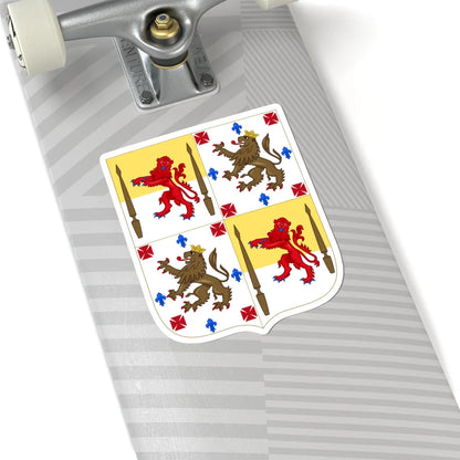 Arms of Baron Baden-Powell (Spain) (Coat of Arms) STICKER Vinyl Kiss-Cut Decal - The Sticker Space