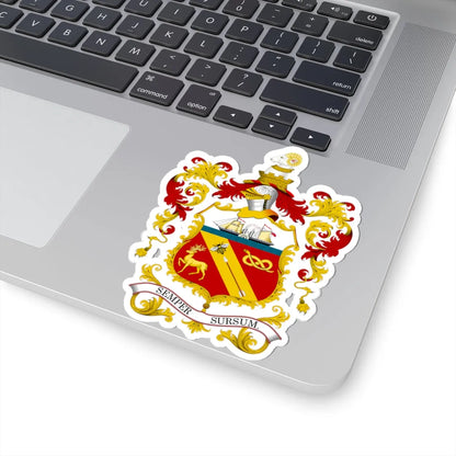 Arms of Barrow in Furness (England) (Coat of Arms) STICKER Vinyl Kiss-Cut Decal - The Sticker Space