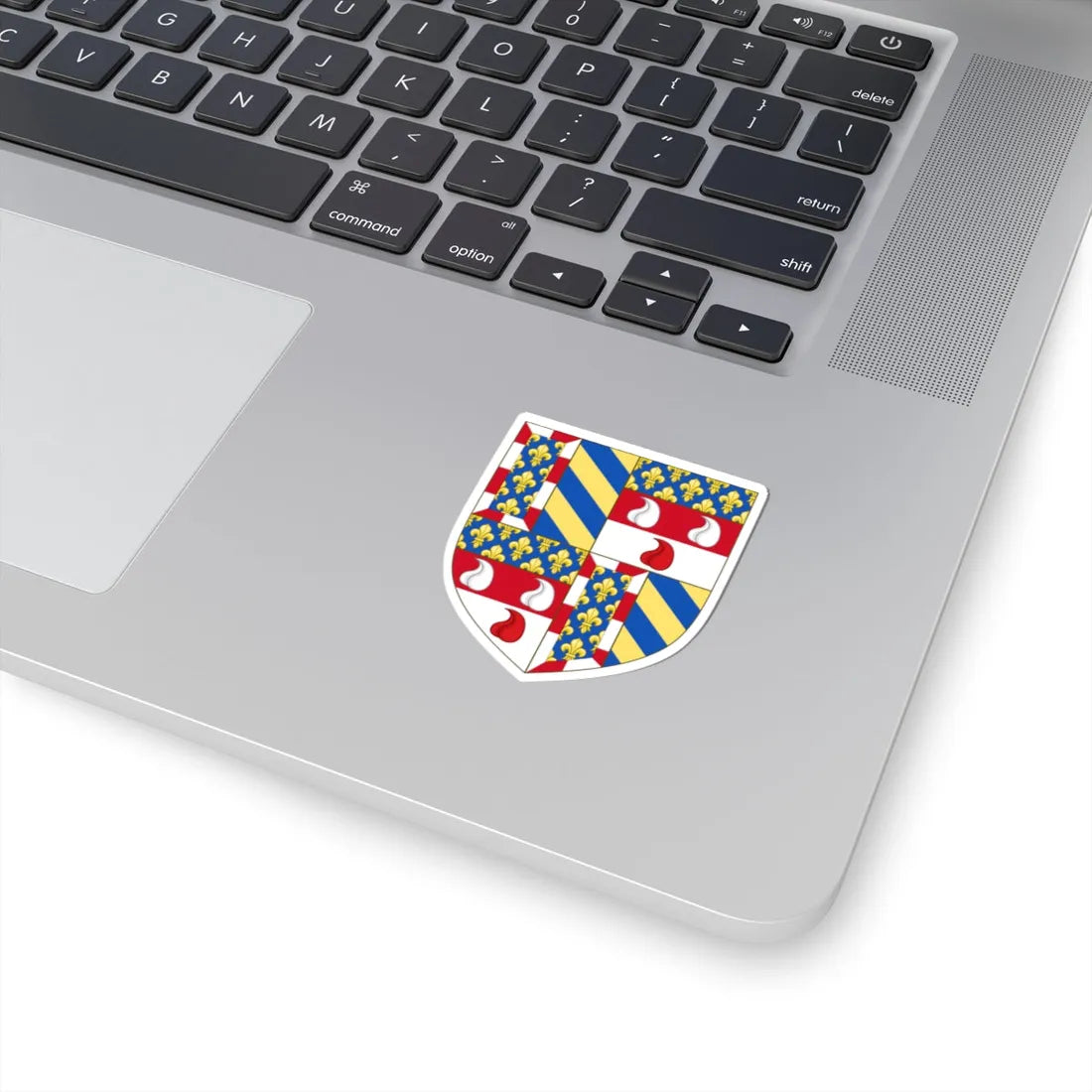 Arms of Bartolomeo Colleoni Burgundy (Italy) (Coat of Arms) STICKER Vinyl Kiss-Cut Decal - The Sticker Space