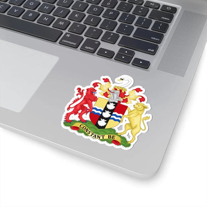 Arms of Bedfordshire County Council (England) (Coat of Arms) STICKER Vinyl Kiss-Cut Decal - The Sticker Space