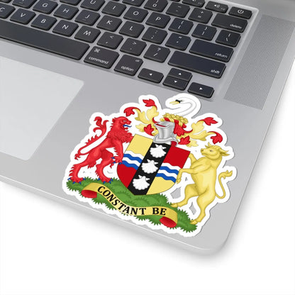 Arms of Bedfordshire County Council (England) (Coat of Arms) STICKER Vinyl Kiss-Cut Decal - The Sticker Space