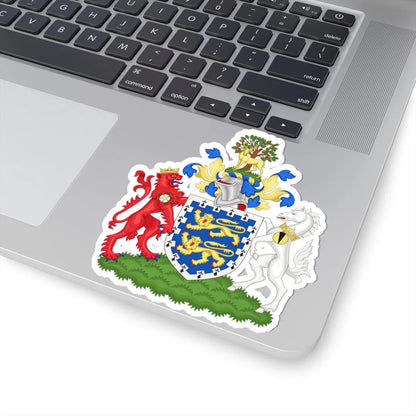 Arms of Berkshire County Council 1961-1974 (England) (Coat of Arms) STICKER Vinyl Kiss-Cut Decal - The Sticker Space