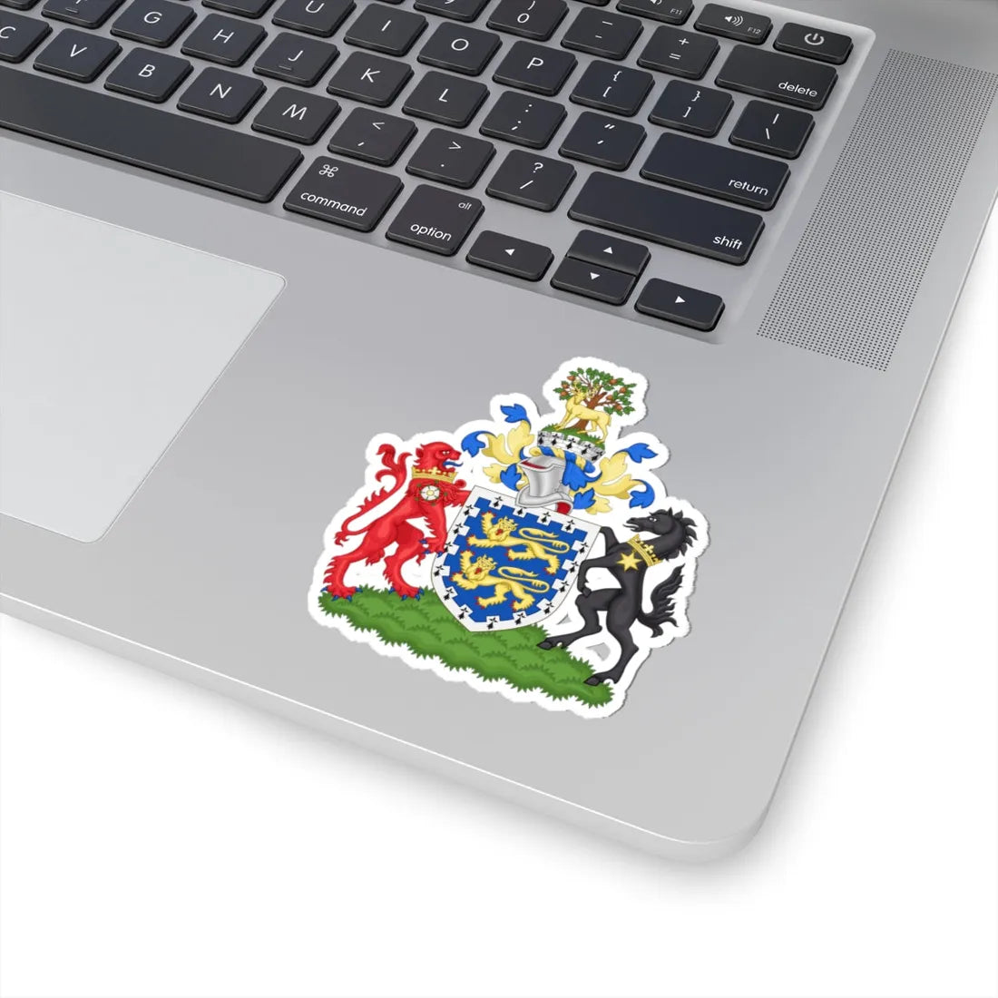 Arms of Berkshire County Council 1974-1998 (England) (Coat of Arms) STICKER Vinyl Kiss-Cut Decal - The Sticker Space