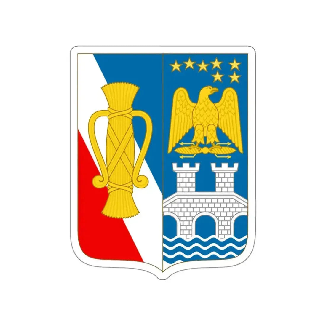 Arms of Bernadotte STICKER Vinyl Die-Cut Decal - The Sticker Space