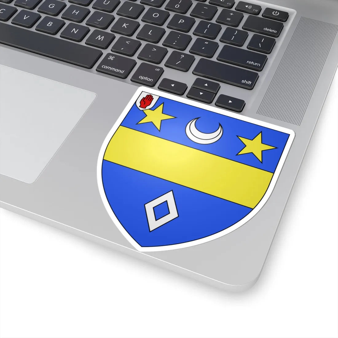 Arms of Blackwood of Killyleagh (Ireland) (Coat of Arms) STICKER Vinyl Kiss-Cut Decal - The Sticker Space