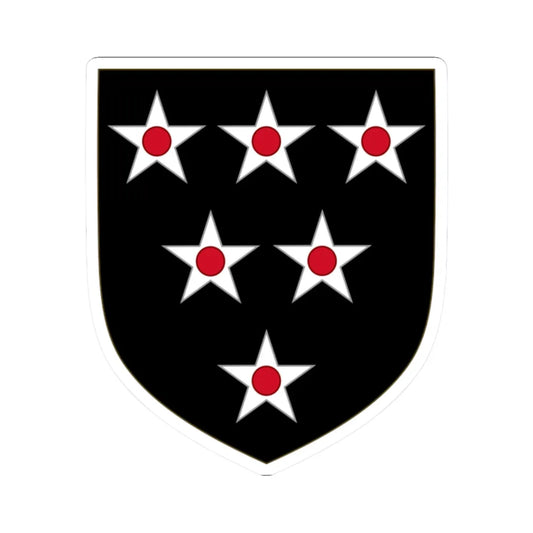 Arms of Bonville (England) (Coat of Arms) STICKER Vinyl Kiss-Cut Decal 2 Inch White - The Sticker Space