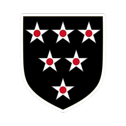 Arms of Bonville (England) (Coat of Arms) STICKER Vinyl Kiss-Cut Decal 3 Inch White - The Sticker Space