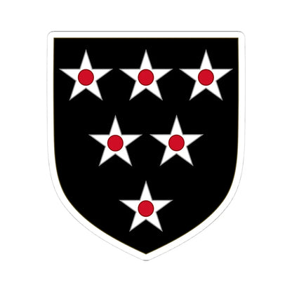 Arms of Bonville (England) (Coat of Arms) STICKER Vinyl Kiss-Cut Decal 4 Inch White - The Sticker Space