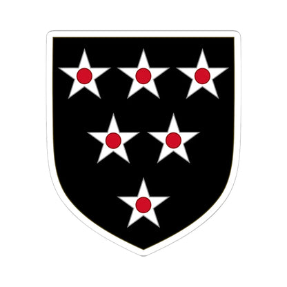 Arms of Bonville (England) (Coat of Arms) STICKER Vinyl Kiss-Cut Decal 6 Inch White - The Sticker Space