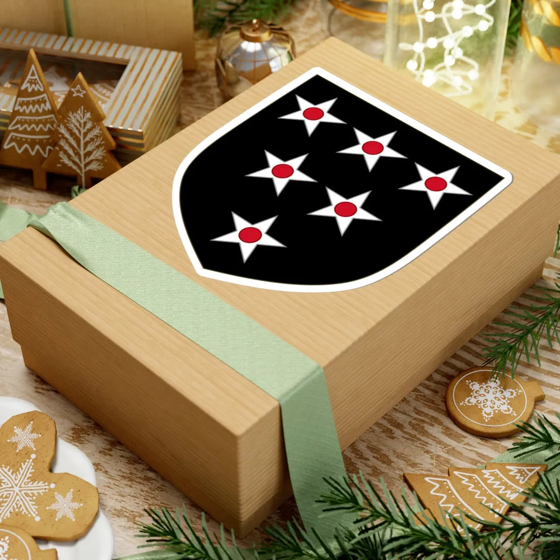 Arms of Bonville (England) (Coat of Arms) STICKER Vinyl Kiss-Cut Decal - The Sticker Space