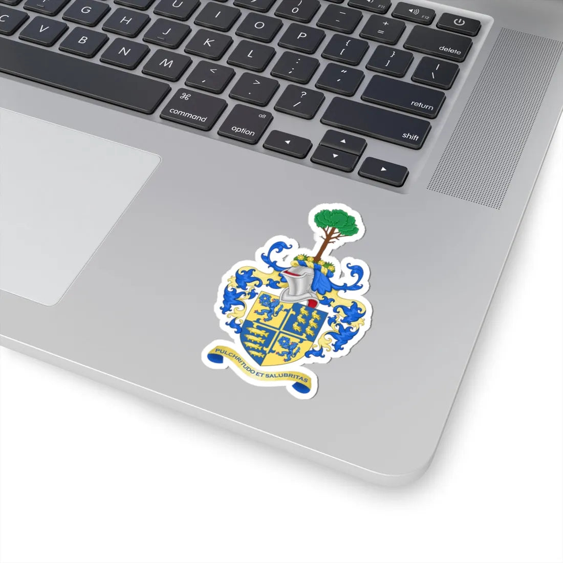 Arms of Bounemouth Borough Council (England) (Coat of Arms) STICKER Vinyl Kiss-Cut Decal - The Sticker Space