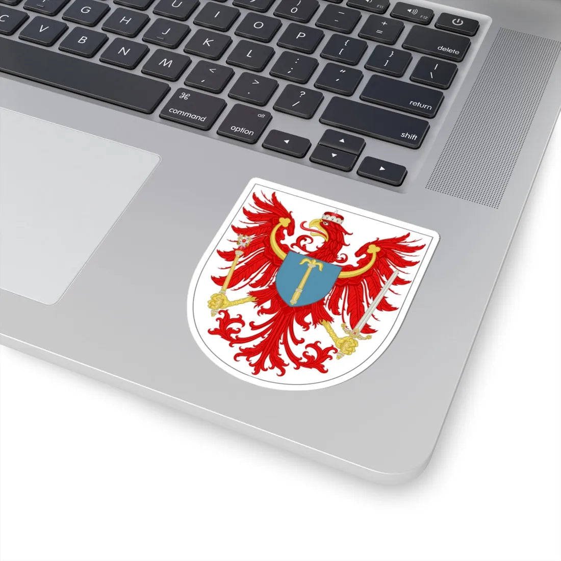 Arms of Brandenburg (Denmark) (Coat of Arms) STICKER Vinyl Kiss-Cut Decal - The Sticker Space