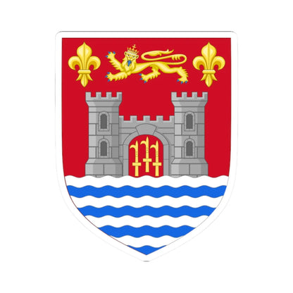 Arms of Bridport (England) (Coat of Arms) STICKER Vinyl Kiss-Cut Decal 2 Inch White - The Sticker Space