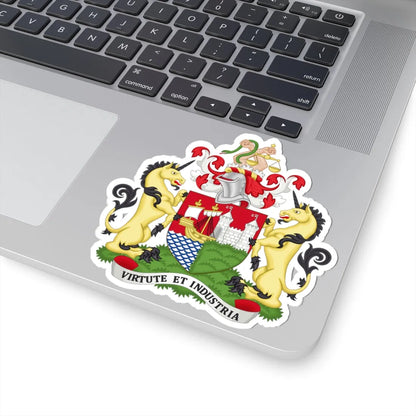 Arms of Bristol City Council (England) (Coat of Arms) STICKER Vinyl Kiss-Cut Decal - The Sticker Space