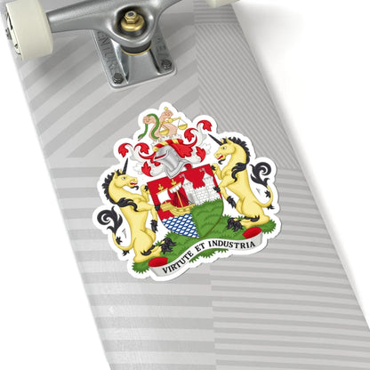 Arms of Bristol City Council (England) (Coat of Arms) STICKER Vinyl Kiss-Cut Decal - The Sticker Space