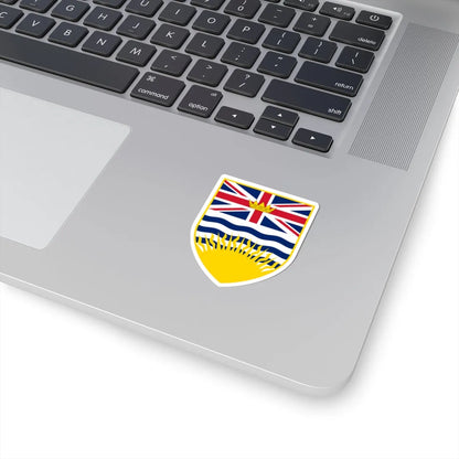 Arms of British Columbia (Canada) (Coat of Arms) STICKER Vinyl Kiss-Cut Decal - The Sticker Space